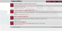 Desktop Screenshot of amrutlar.com